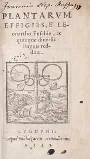 Cover of: Plantarum effigies