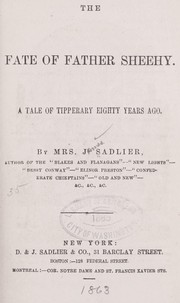 Cover of: The fate of Father Sheehy by Mary Anne Sadlier