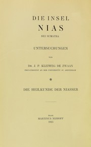 Cover of: Die insel Nias bei Sumatra: Untersuchungen