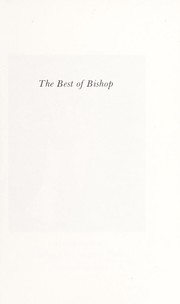 Cover of: The best of Bishop: light verse from The New Yorker and elsewhere
