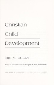 Cover of: Christian child development