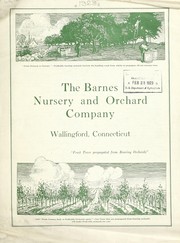 Cover of: The Barnes Nursery & Orchard Co. [catalog]