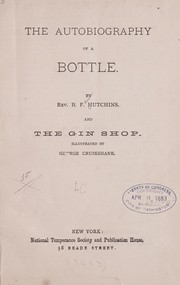 Cover of: The autobiography of a bottle