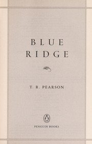 Cover of: Blue Ridge by T. R. Pearson