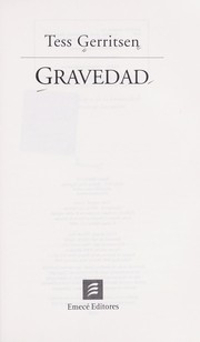 Cover of: Gravedad by Tess Gerritsen, Tess Gerritsen