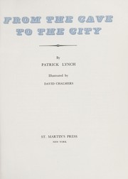Cover of: From the cave to the city