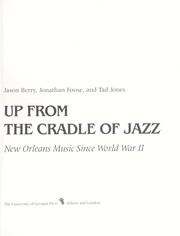 Cover of: Up from the cradle of jazz by Jason Berry