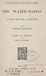 Cover of: The water-babies: a fairy tale for a land-baby