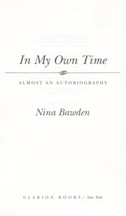 Cover of: In my own time: almost an autobiography