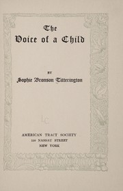 Cover of: The voice of a child