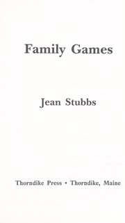 Cover of: Family games by Jean Stubbs
