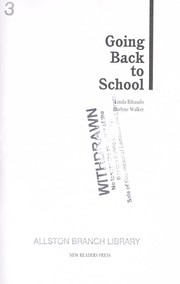 Cover of: Going back to school