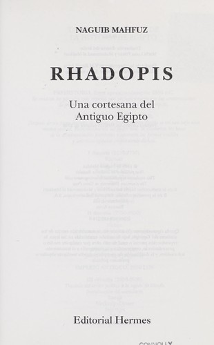 Rhadopis by Naji b Mah Đfu z Đ