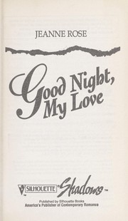 Cover of: Good Night, My Love