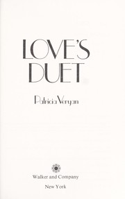 Cover of: Love's Duet