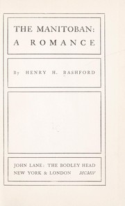 Cover of: The Manitoban: a romance