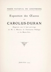Cover of: Exposition des oeuvres de Carolus-Duran