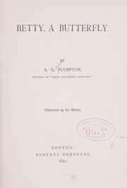 Cover of: Betty, a butterfly
