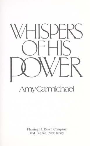 Whispers of His power