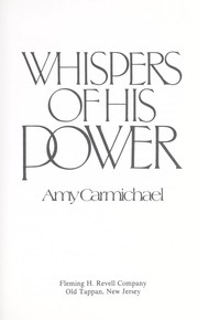 Cover of: Whispers of His power