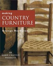 Cover of: Making country furniture: 15 step-by-step projects