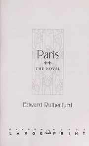 Cover of: Paris: the novel