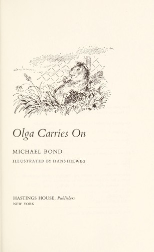 Olga carries on