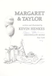 Cover of: Margaret and Taylor