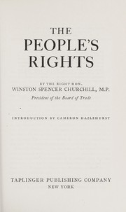 The people's rights by Winston S. Churchill
