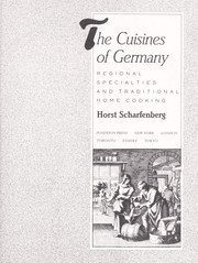 Cover of: The cuisines of Germany: regional specialities and traditional home cooking