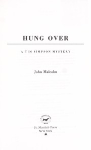 Cover of: Hung over: a Tim Simpson mystery