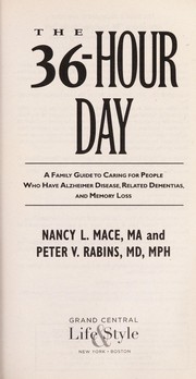 Cover of: The 36-hour day by Nancy L. Mace