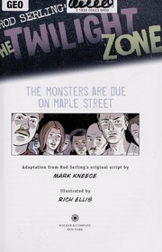 Cover of: The twilight zone : the monsters are due on Maple Street