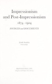 Cover of: Impressionism and post-impressionism, 1874-1904: sources and documents. --