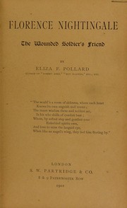 Cover of: Florence Nightingale: the wounded soldier's friend