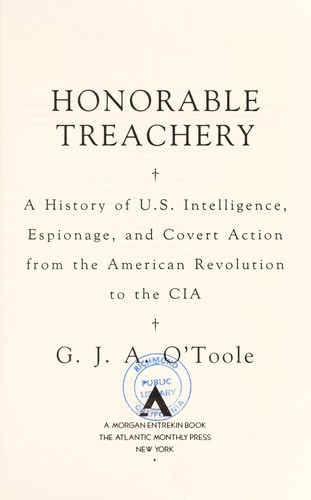 Honorable treachery