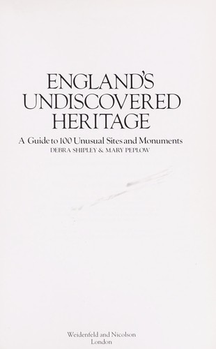 England’s undiscovered heritage