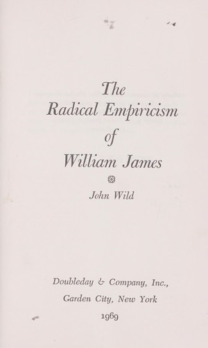 The radical empiricism of William James