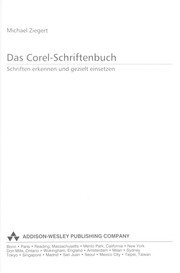 Cover of: Das Corel-Schriftenbuch by Michael Ziegert