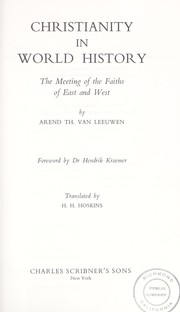 Christianity in world history by Arend Theodoor van Leeuwen