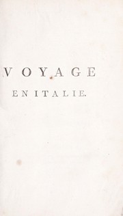 Cover of: Voyage en Italie, ou, Considérations sur l'Italie