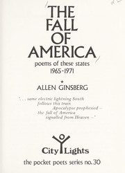 Cover of: The Fall of America: Poems of These States, 1965–1971
