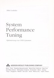 Cover of: System performance tuning: Optimierung von UNIX-Systemen