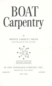 Cover of: Boat carpentry