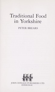 Cover of: Traditional food in Yorkshire