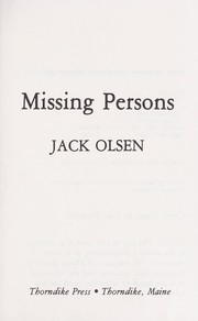 Cover of: Missing persons