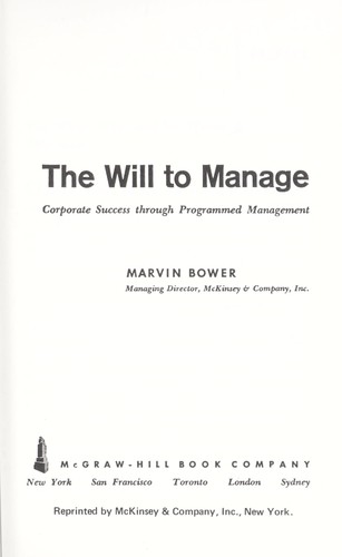 The will to manage.
