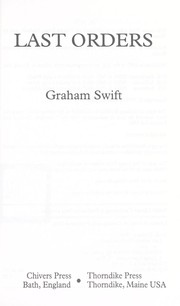 Cover of: Last orders by Graham Swift