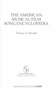 Cover of: The American musical film song encyclopedia