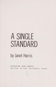 Cover of: A single standard.